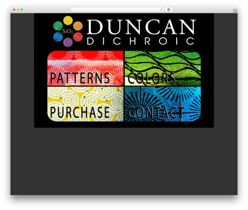 duncan template WordPress - duncandichroic.com