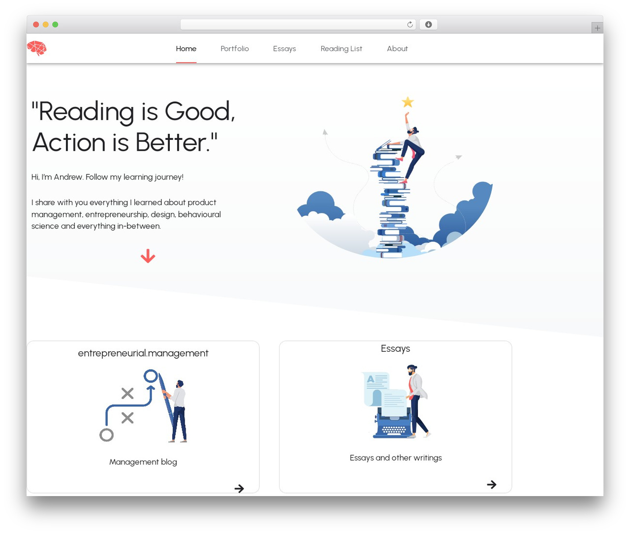 Hello Elementor WordPress theme - andrewsnotes.com
