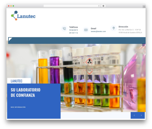LabtechCO theme WordPress - lanutec.com