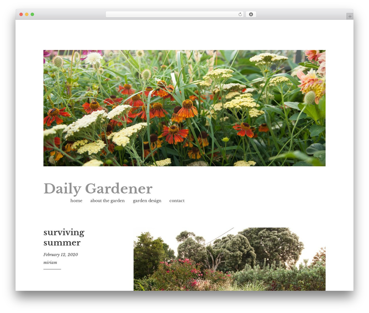 Libre WordPress theme - dailygardener.net Libre WordPress theme - dailygardener.net