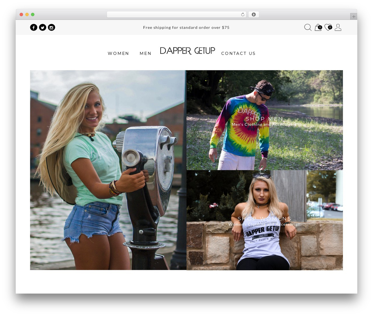 Look WordPress theme - dappergetup.com
