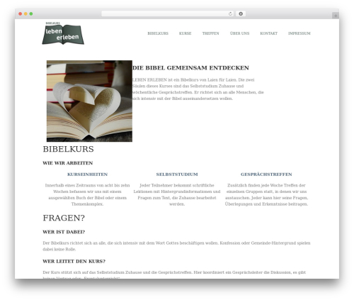 OlympusWP WordPress theme - bibelkurs-leben-erleben.com