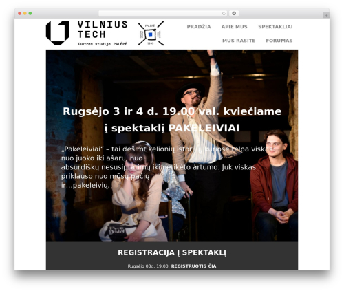 Optimizer PRO WordPress theme design - teatraspalepe.lt