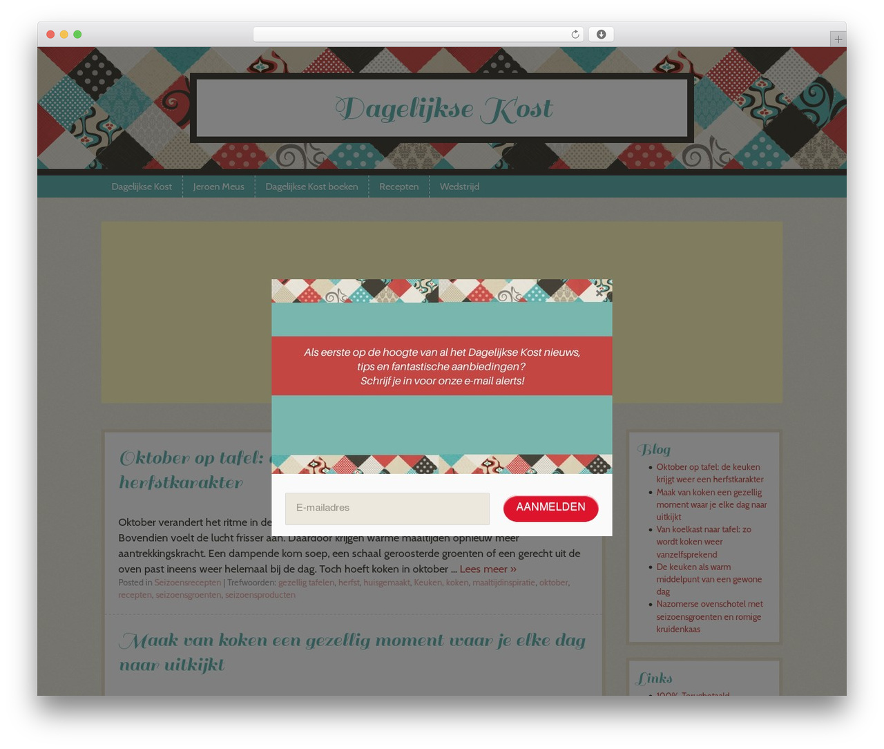 Patchwork theme WordPress - dagelijkse-kost.com