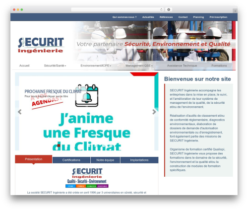 Theme WordPress Interaction Theme - securit-ingenierie.com