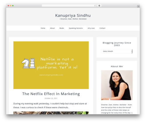 Theme WordPress Mora - kanupriyasindhu.com