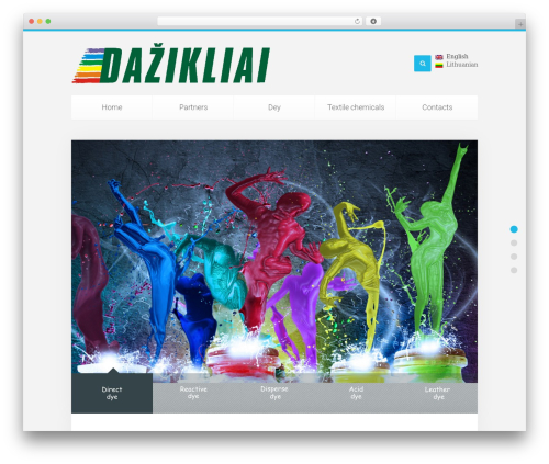 Theme WordPress Unity - dazikliai.com