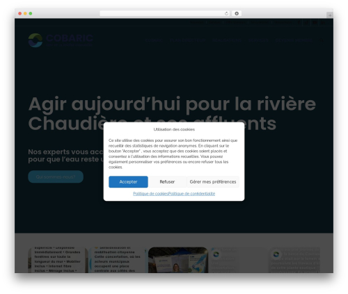 WordPress theme Cobaric - cobaric.qc.ca