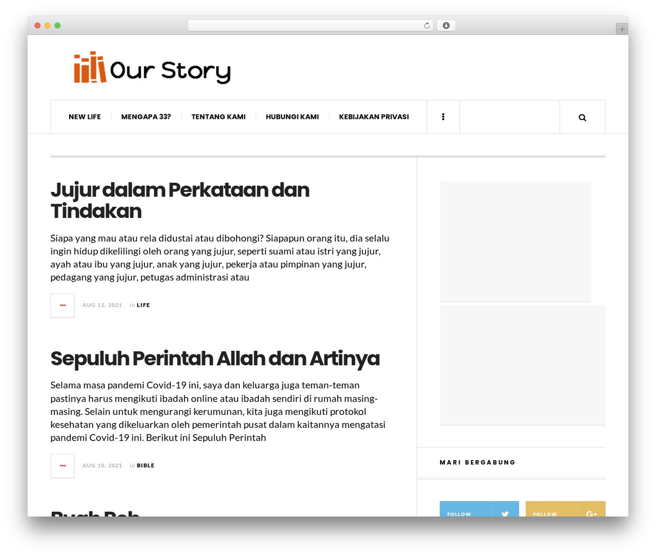 WordPress theme JustWrite - danielnugroho.com