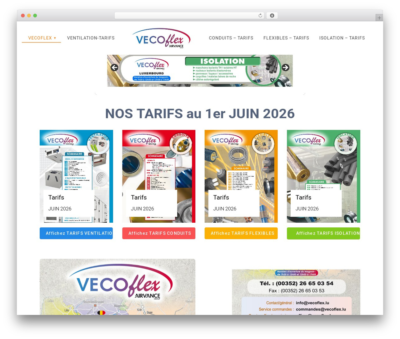 WordPress theme Materialis PRO - vecoflex.eu