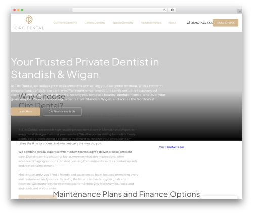 Widgets for google reviews and ratings WordPress plugin - www.circdental.co.uk
