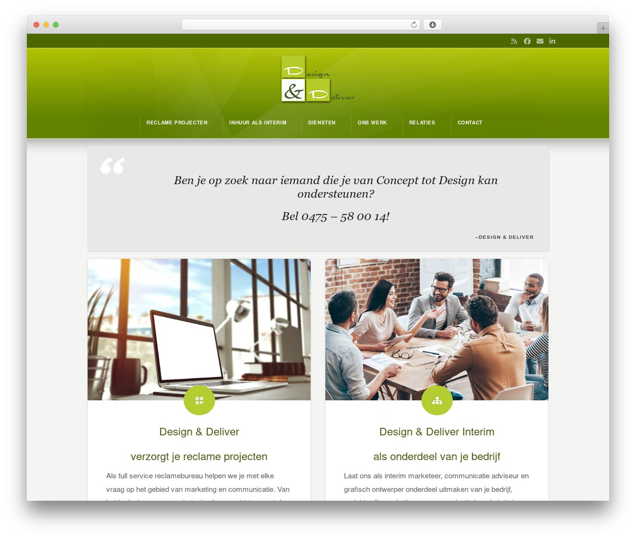 WordPress website theme Karma - designdeliver.nl WordPress website theme Karma - designdeliver.nl