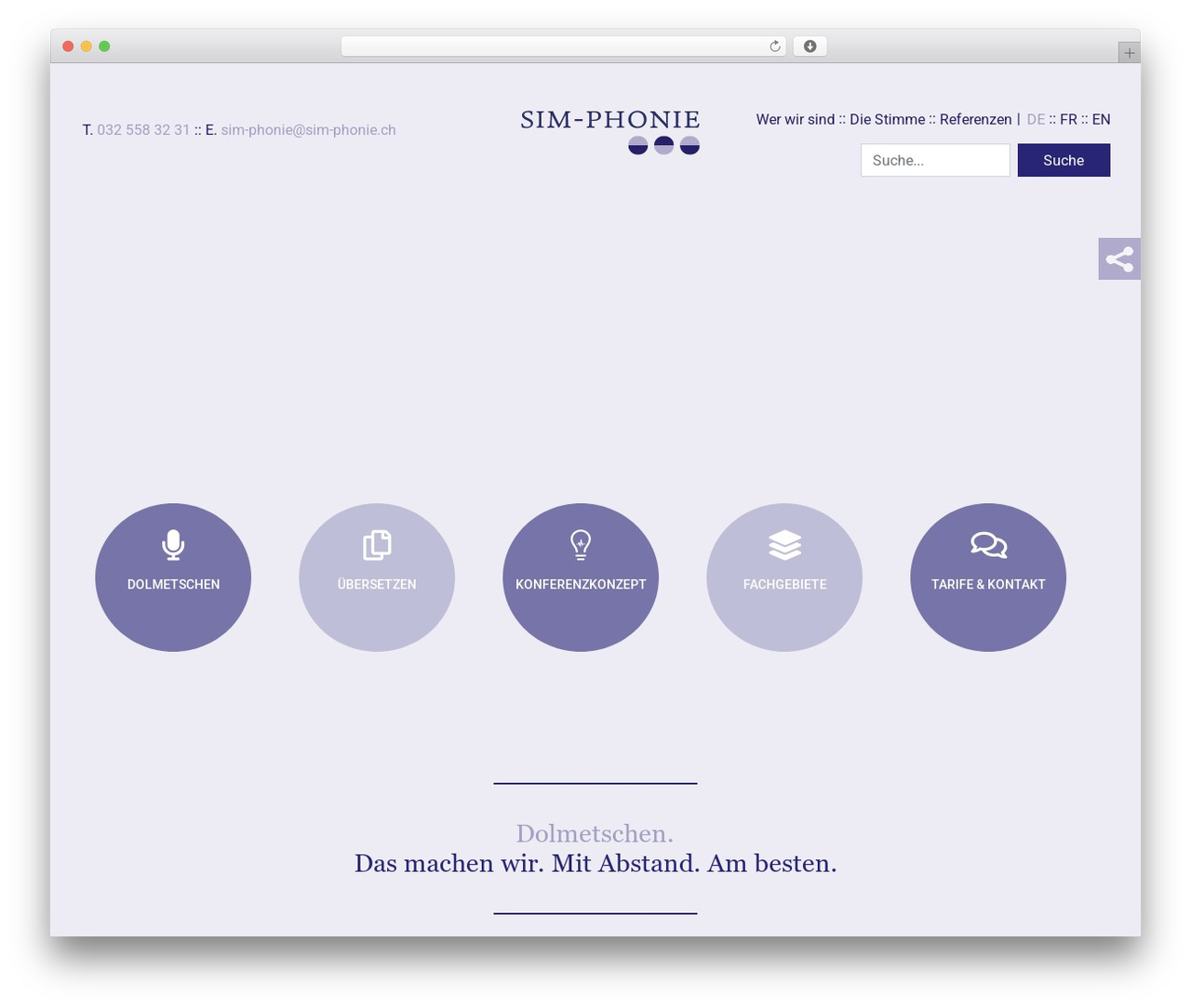Web Romandie WordPress theme - sim-phonie.ch