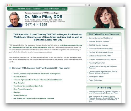 Alliance WordPress theme - drmikepilar.com