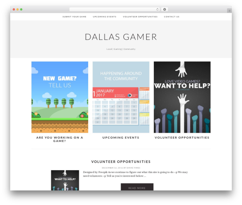 Brunch Pro Theme WordPress theme - dallasgamer.com
