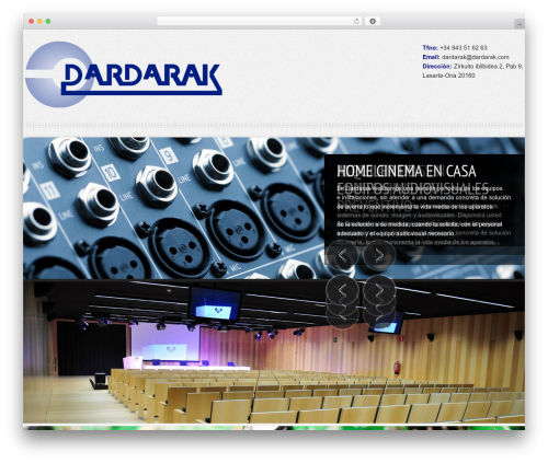 Camy top WordPress theme - dardarak.com