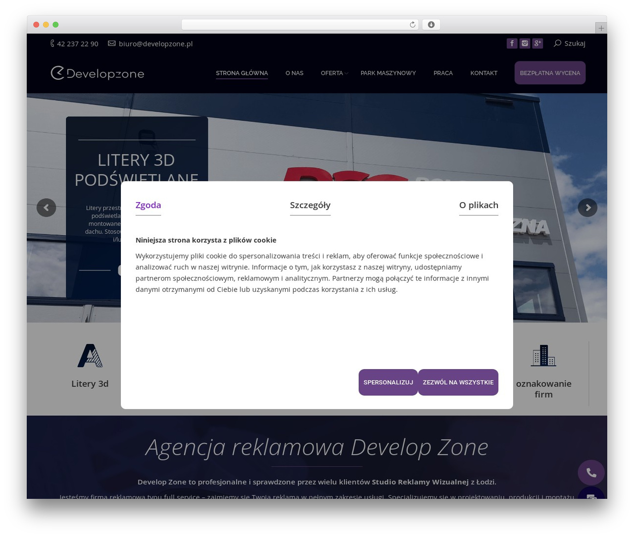 Developzone WordPress theme - developzone.pl
