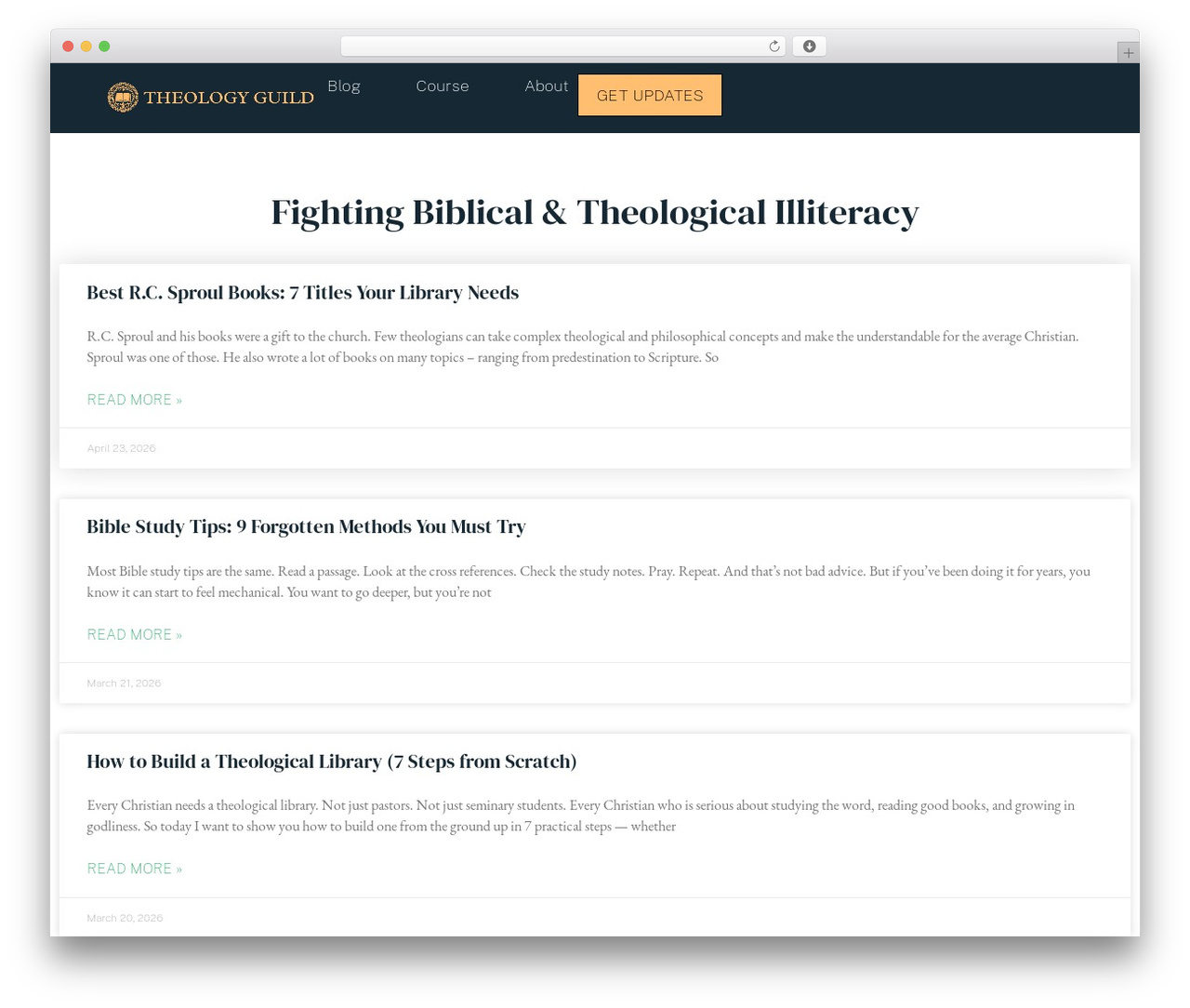 Hello Elementor theme WordPress - theologyguild.com