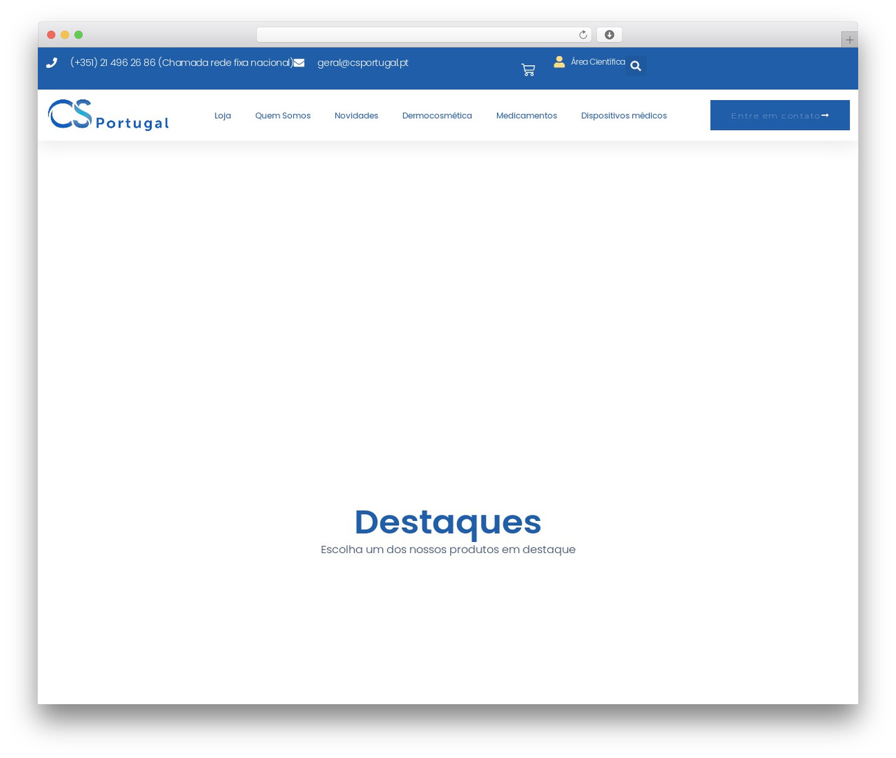 Hello Elementor WordPress theme design - csportugal.pt