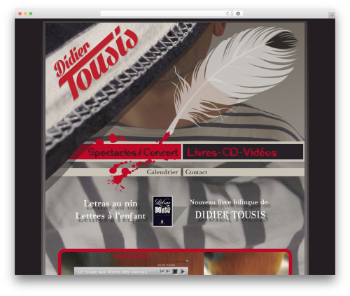 Responsive best WordPress theme - didier-tousis.com