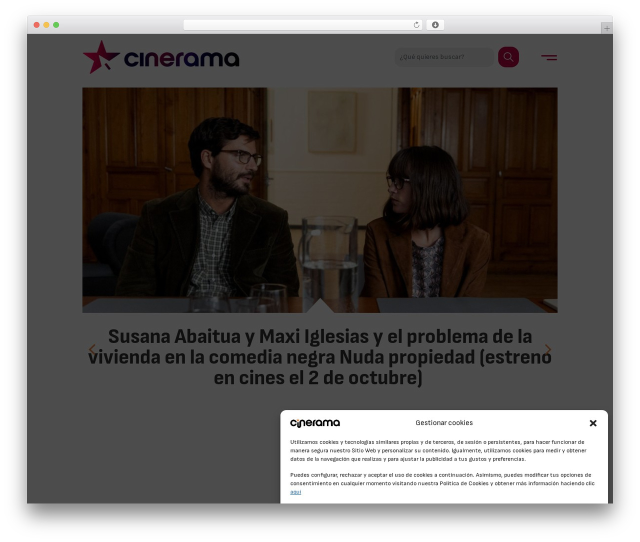 Theme WordPress Cinerama - cinerama.es