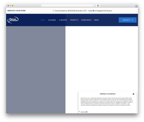 Theme WordPress Constrax - petrolifirenze.it