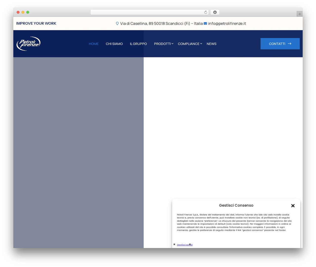 Theme WordPress Constrax - petrolifirenze.it