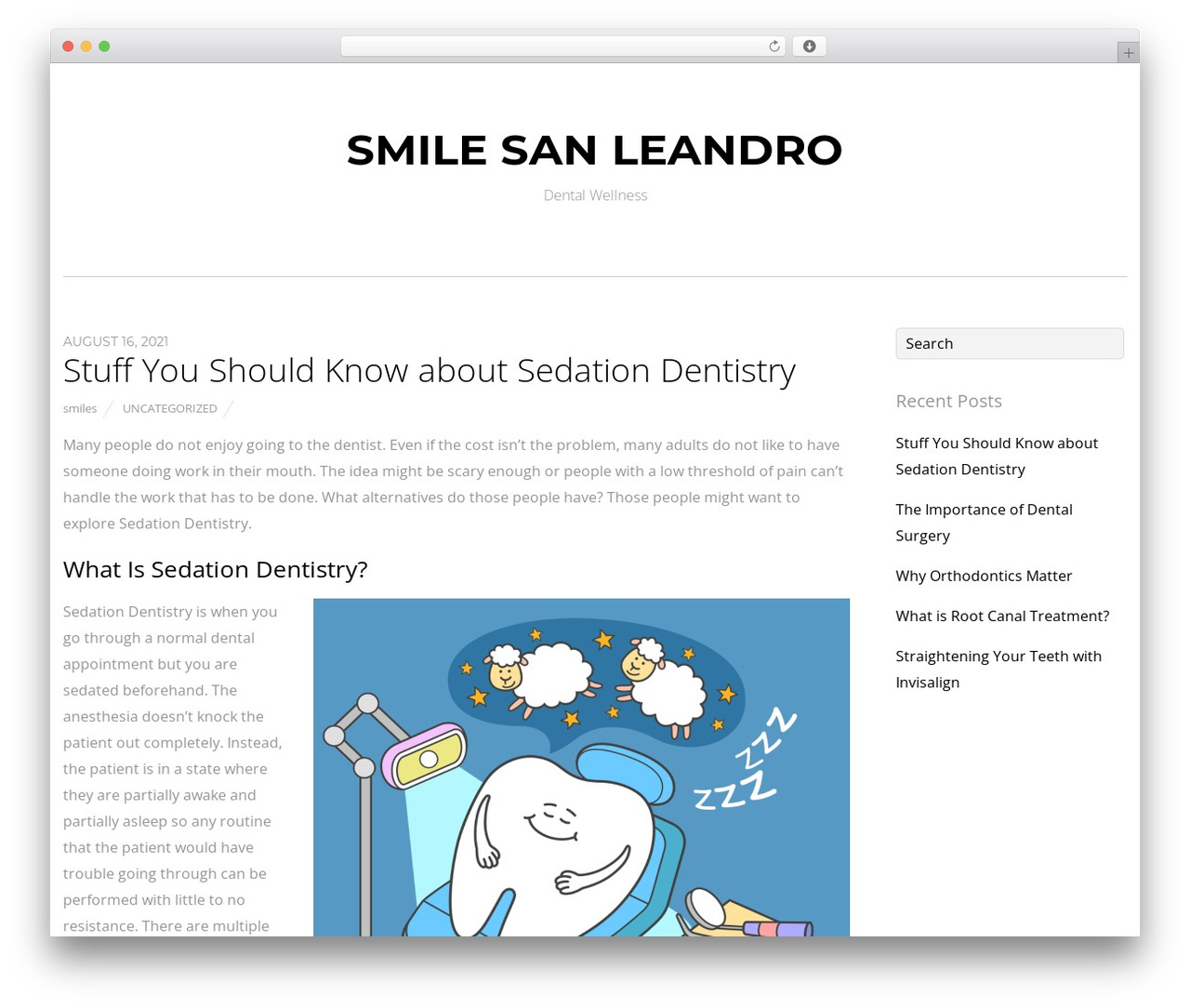 Themify Base WordPress theme - smilesanleandro.com