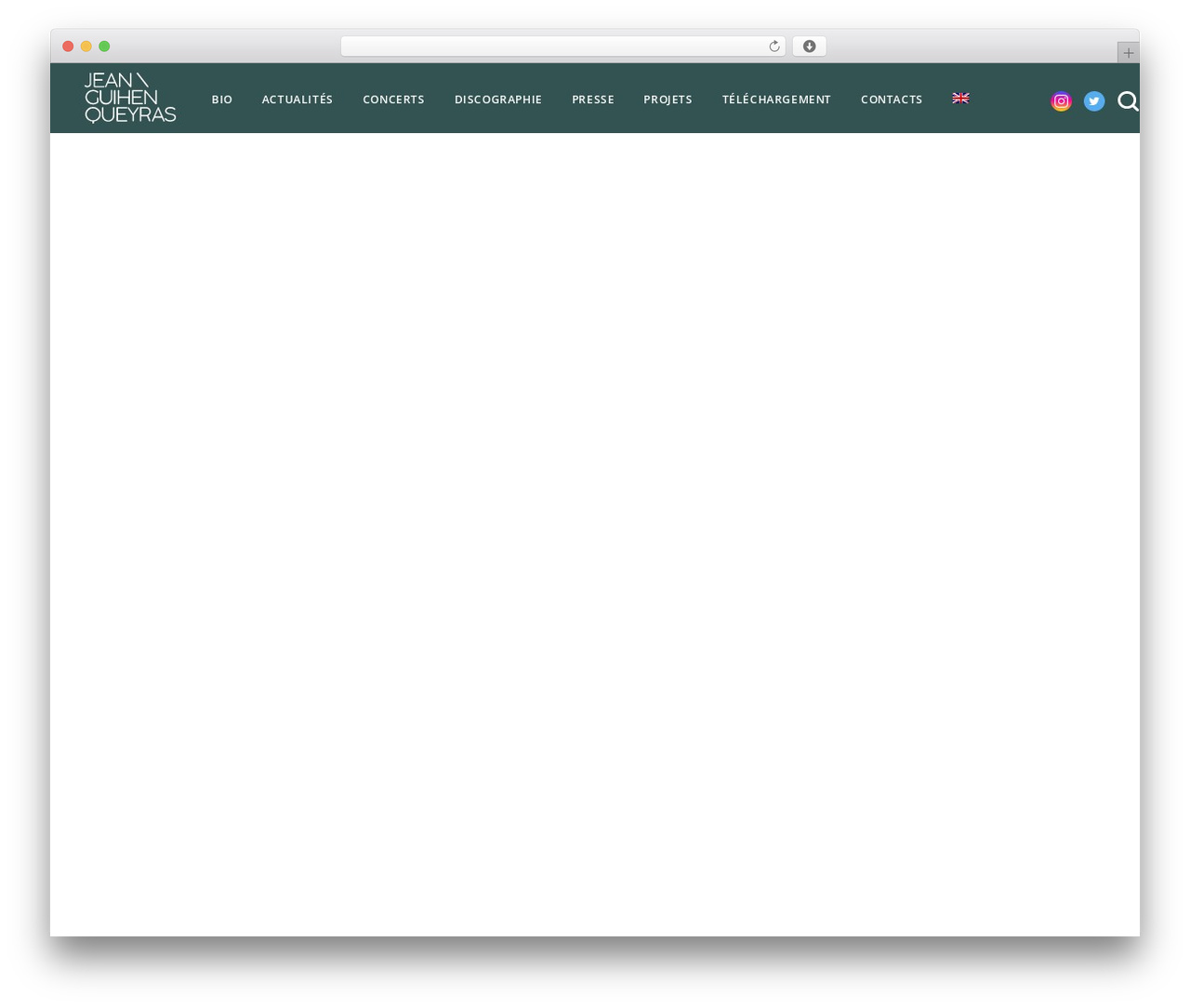 Uncode WordPress website theme - jeanguihenqueyras.com