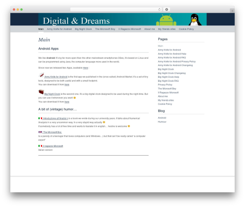WordPress theme Big City - digital-and-dreams.net/main