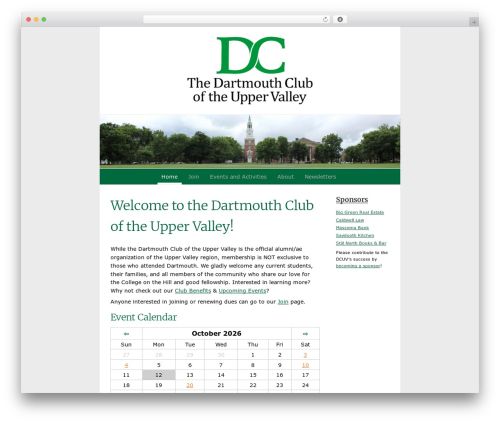 WordPress theme DCUV - dcuv.org