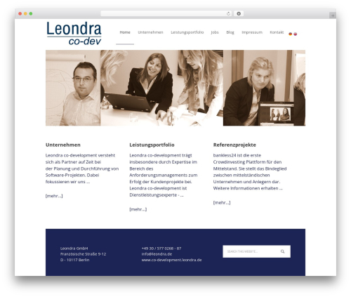 WordPress theme Executive Pro Theme - die-innovation.de