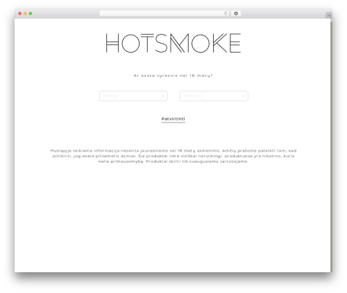 Woo lithuaniapost main WordPress plugin - hotsmoke.lt