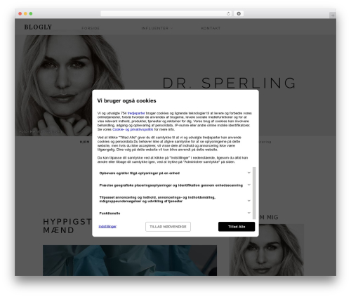 Base network theme WordPress blog theme - drsperling.dk