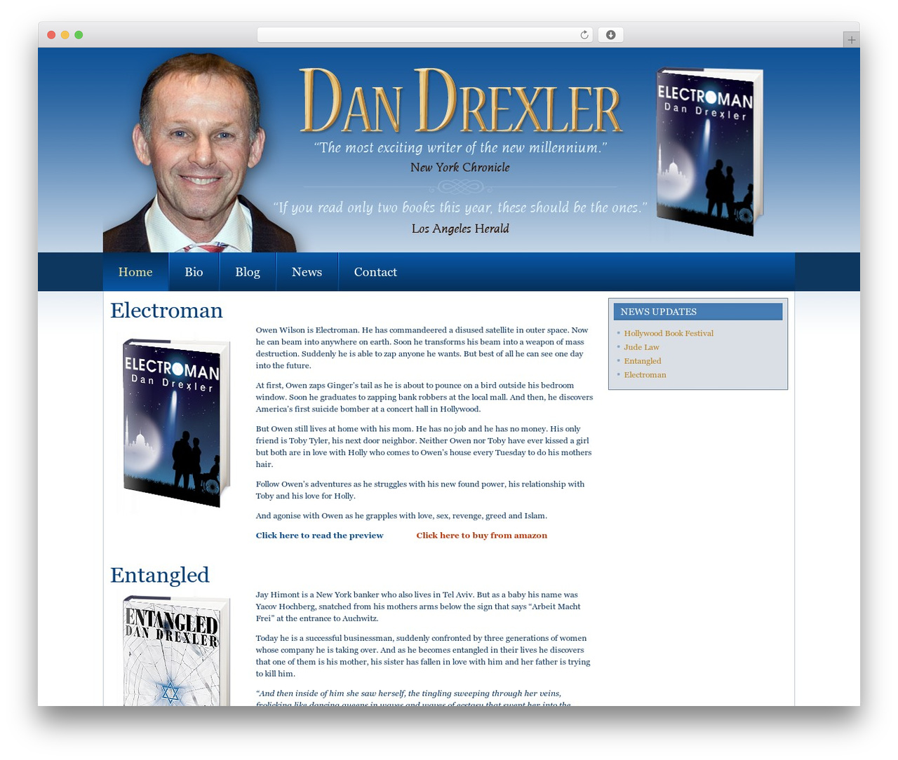 Best WordPress theme danDwp - dan-drexler.com