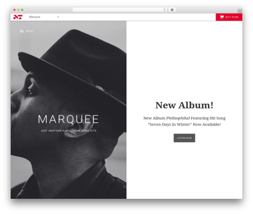 Best WordPress theme Marquee - demo.audiotheme.com/marquee