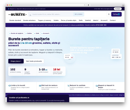 Bricks WordPress theme - burete.ro