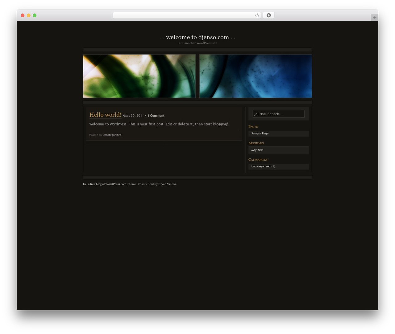 ChaoticSoul theme WordPress - djenso.com ChaoticSoul theme WordPress - djenso.com