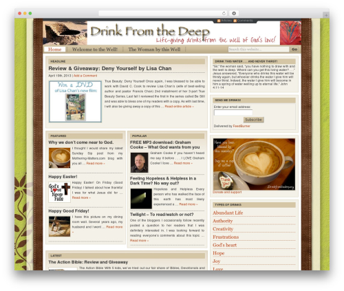 Featured Posts Scroll (featured-posts-scroll) free WordPress plugin - drinkfromthedeep.org