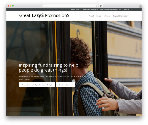 CurlyHost WordPress theme - greatlakespromotions.com