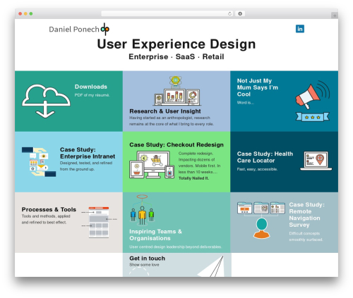Daniel2 premium WordPress theme - danielponech.com