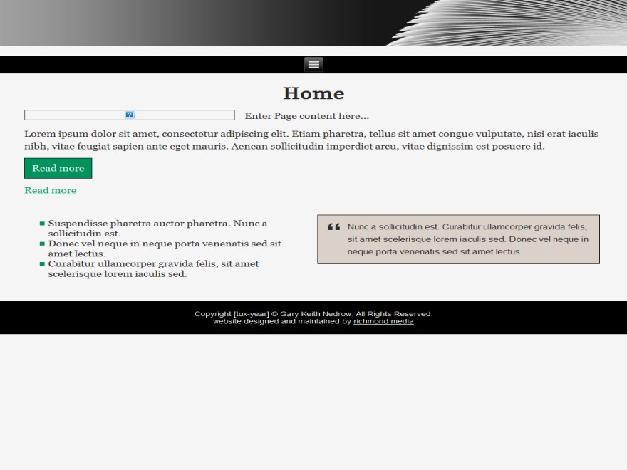 db1 WordPress page theme by Richmond Media