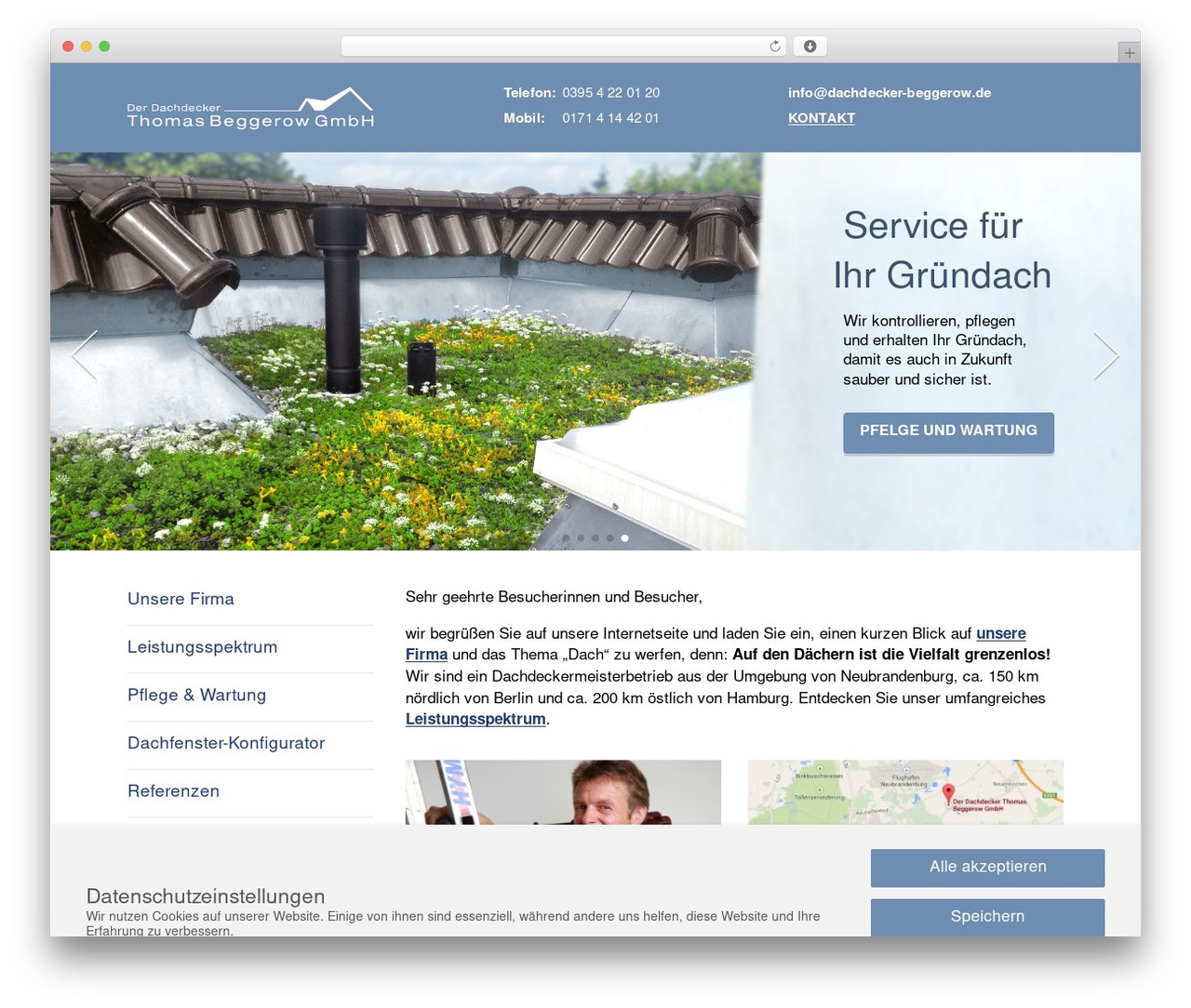 Der Dachdecker Thomas Beggerow WordPress theme design - dachdecker-beggerow.de Der Dachdecker Thomas Beggerow WordPress theme design - dachdecker-beggerow.de