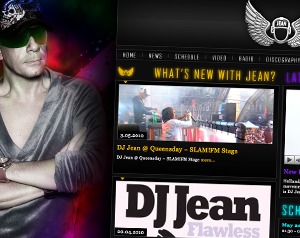 DJ Jean theme WordPress theme
