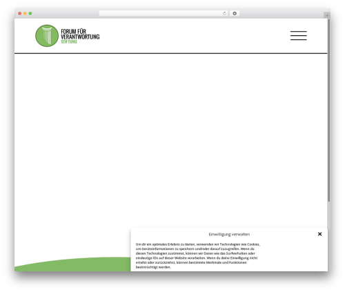 ffv theme WordPress - forum-fuer-verantwortung.de