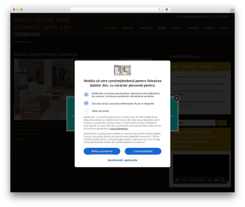 Interior Lite free WordPress theme - mobyla.ro