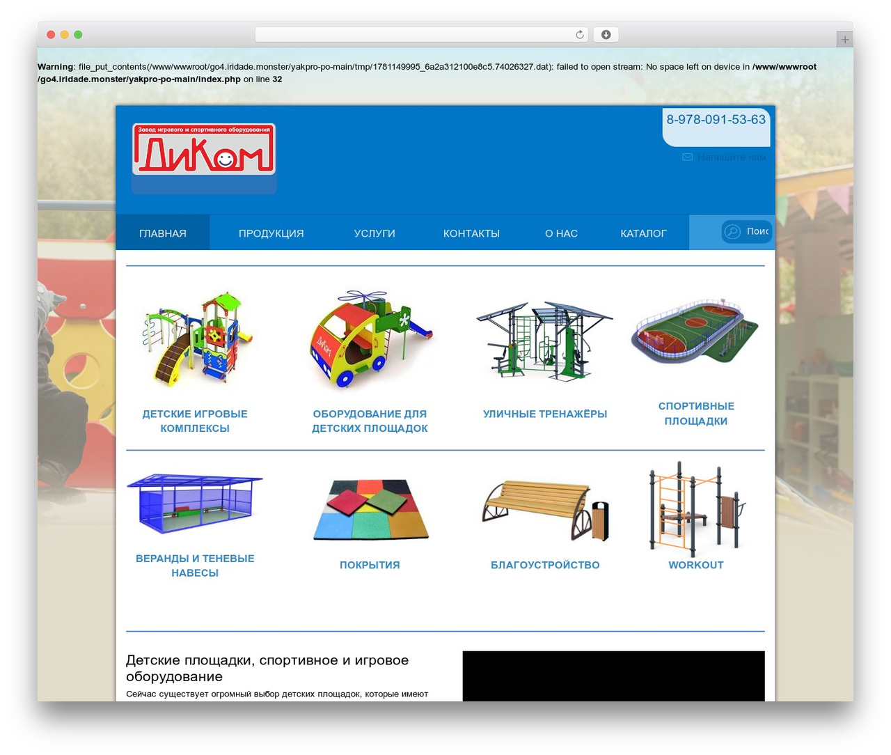 MultiSite WordPress theme - dikom-s.ru