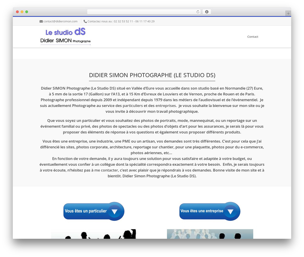 Nimva WordPress theme - didiersimon.com