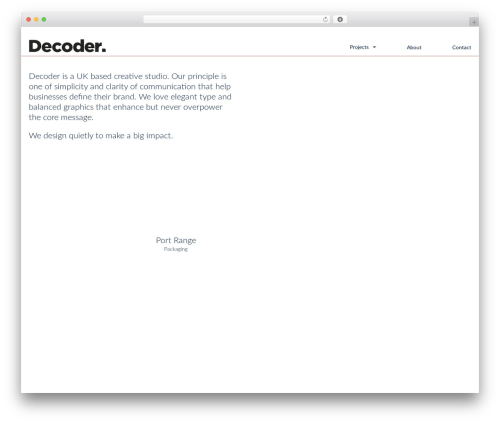 NR-Decoder WordPress theme - decoder.co.uk