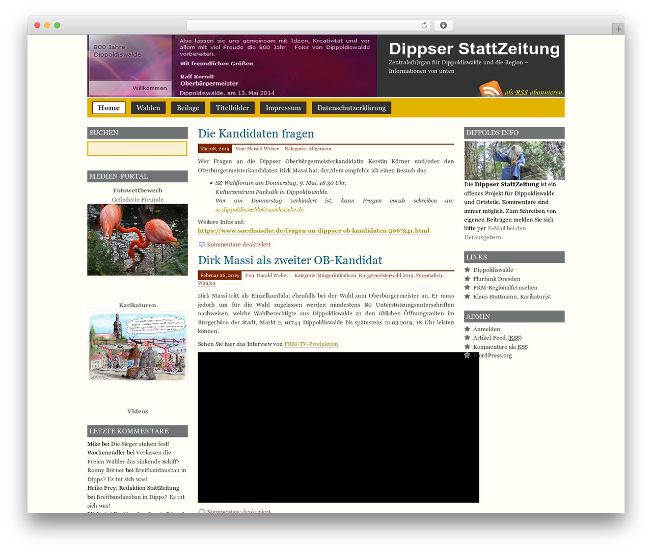 Prosumer WordPress theme - dippolds.info